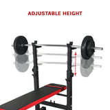 darrahopens Sports & Fitness > Fitness Accessories Folding Flat Weight Lifting Bench Body Workout Exercise Machine Home Fitness