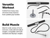 darrahopens Sports & Fitness > Fitness Accessories Forearm Wrist Grip Strength Roller Exercise Bar Home Gym Training