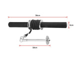 darrahopens Sports & Fitness > Fitness Accessories Forearm Wrist Grip Strength Roller Exercise Bar Home Gym Training