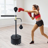 darrahopens Sports & Fitness > Fitness Accessories Free Standing Punching Bag Speedball Boxing Reflex Training Target Dummy Gym
