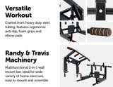 darrahopens Sports & Fitness > Fitness Accessories Heavy Duty Wall Mounted Power Station - Knee Raise - Pull Up - Chin Up -Dips Bar