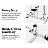 darrahopens Sports & Fitness > Fitness Accessories Home Fitness Multi Gym Lat Pull Down Workout Machine Bench Exercise