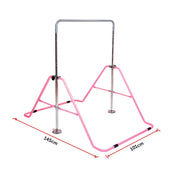 darrahopens Sports & Fitness > Fitness Accessories Kids Gymnastics Bars Training Horizontal Bar Monkey Kip Bar Pink