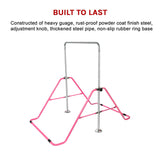 darrahopens Sports & Fitness > Fitness Accessories Kids Gymnastics Bars Training Horizontal Bar Monkey Kip Bar Pink