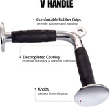 Darrahopens Sports & Fitness > Fitness Accessories LAT V Bar V Pull Down Handle Row Handle Cable Machine Attachment