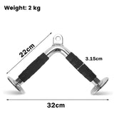 Darrahopens Sports & Fitness > Fitness Accessories LAT V Bar V Pull Down Handle Row Handle Cable Machine Attachment