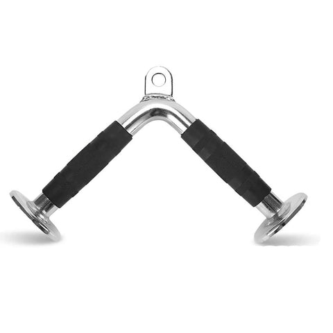 Darrahopens Sports & Fitness > Fitness Accessories LAT V Bar V Pull Down Handle Row Handle Cable Machine Attachment