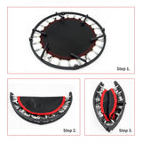 darrahopens Sports & Fitness > Fitness Accessories Mini Rebounder Trampoline With Handle Rail