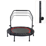 darrahopens Sports & Fitness > Fitness Accessories Mini Rebounder Trampoline With Handle Rail