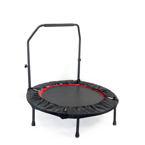 darrahopens Sports & Fitness > Fitness Accessories Mini Rebounder Trampoline With Handle Rail