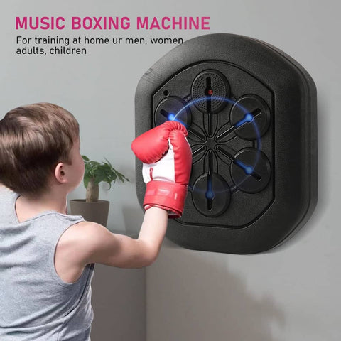 Darrahopens Sports & Fitness > Fitness Accessories Music Boxing Training Electronic Boxing Wall Target Glove Intelligent APP Combat