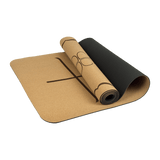 darrahopens Sports & Fitness > Fitness Accessories Natural Cork TPE Yoga Mat Sports Eco Friendly Exercise Fitness Gym Pilates