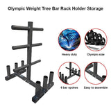 darrahopens Sports & Fitness > Fitness Accessories Olympic Weight Tree Bar Rack Holder Storage