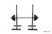 darrahopens Sports & Fitness > Fitness Accessories Pair of Adjustable Squat Rack Sturdy Steel Barbell Bench Press Stands GYM/HOME
