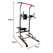 darrahopens Sports & Fitness > Fitness Accessories Power Tower Pull Up Weight Bench Dip Multi Station Chin Up Home Gym Equipment