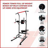 darrahopens Sports & Fitness > Fitness Accessories Power Tower Pull Up Weight Bench Dip Multi Station Chin Up Home Gym Equipment