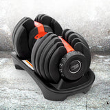 Darrahopens Sports & Fitness > Fitness Accessories Powertrain 1x 24kg Adjustable Dumbbell