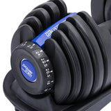 Darrahopens Sports & Fitness > Fitness Accessories Powertrain  24KG Adjustable Home Gym Dumbbell - Blue