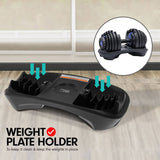 Darrahopens Sports & Fitness > Fitness Accessories Powertrain  24KG Adjustable Home Gym Dumbbell - Blue