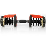 Darrahopens Sports & Fitness > Fitness Accessories Powertrain 2x 24kg  Adjustable Dumbbells with Stand
