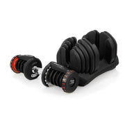 Darrahopens Sports & Fitness > Fitness Accessories Powertrain 2x 40kg Powertrain Adjustable Dumbbells with Stand
