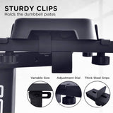 Darrahopens Sports & Fitness > Fitness Accessories Powertrain GEN2 Pro Adjustable Dumbbell Set - 2 x 25kg (50kg) Home Gym Weights with Stand