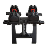 Darrahopens Sports & Fitness > Fitness Accessories Powertrain GEN2 Pro Adjustable Dumbbell Set - 2 x 25kg (50kg) Home Gym Weights with Stand