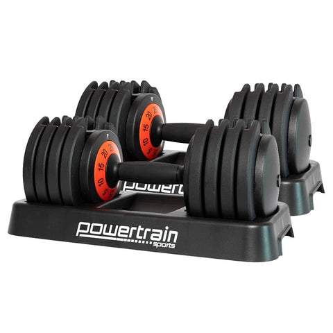 Darrahopens Sports & Fitness > Fitness Accessories Powertrain GEN2 Pro Adjustable Dumbbell Set - 50kg