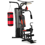 Darrahopens Sports & Fitness > Fitness Accessories Powertrain Home Gym Multi Station with Boxing Punching Bag Speed Ball