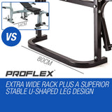 darrahopens Sports & Fitness > Fitness Accessories PROFLEX 7in1 Weight Bench Press Multi-Station Home Gym Leg Curl Equipment Set