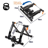 darrahopens Sports & Fitness > Fitness Accessories PROFLEX Indoor Bicycle Trainer - Bike Cycling Stationary Magnetic Stand Training