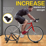 darrahopens Sports & Fitness > Fitness Accessories PROFLEX Indoor Bicycle Trainer - Bike Cycling Stationary Magnetic Stand Training