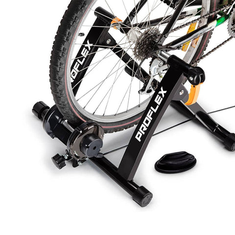 darrahopens Sports & Fitness > Fitness Accessories PROFLEX Indoor Bicycle Trainer - Bike Cycling Stationary Magnetic Stand Training