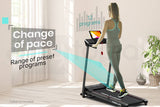 darrahopens Sports & Fitness > Fitness Accessories PROFLEX Treadmill Bluetooth Running Machine Foldable Small Compact Home Electric