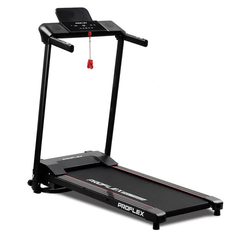 darrahopens Sports & Fitness > Fitness Accessories PROFLEX Treadmill Bluetooth Running Machine Small Compact Foldable Home Electric