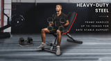 darrahopens Sports & Fitness > Fitness Accessories PROFLEX Weight Bench Workout Gym Press Adjustable Lifting Fitness Folding Bands