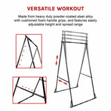darrahopens Sports & Fitness > Fitness Accessories Pull-up Bar Free Standing Pull up Stand Sturdy Frame Indoor Pull Ups Machine