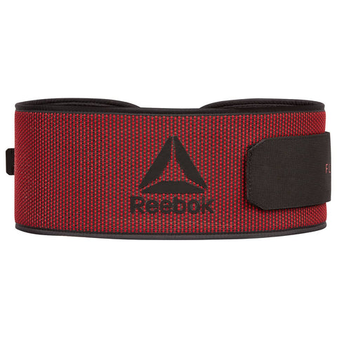 Darrahopens Sports & Fitness > Fitness Accessories Reebok Flexweave Power Lifting Belt Large in Red