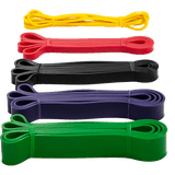 darrahopens Sports & Fitness > Fitness Accessories Resistance Band Loop Set of 5 Heavy Duty Gym Yoga Workout