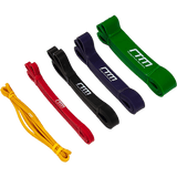 darrahopens Sports & Fitness > Fitness Accessories Resistance Band Loop Set of 5 Heavy Duty Gym Yoga Workout