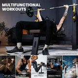 darrahopens Sports & Fitness > Fitness Accessories Sardine Sport Olympic Flat Weight Bench Press, Multifunctional Strength Training&Home Gym System