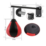 Darrahopens Sports & Fitness > Fitness Accessories Speed Bag Boxing Punching Bag Wall Mount Reflex Training