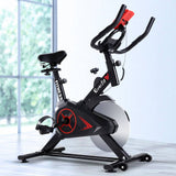 darrahopens Sports & Fitness > Fitness Accessories Spin Exercise Bike Flywheel Fitness Commercial Home Workout Gym Phone Holder Black