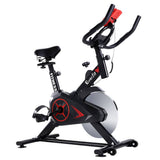 darrahopens Sports & Fitness > Fitness Accessories Spin Exercise Bike Flywheel Fitness Commercial Home Workout Gym Phone Holder Black