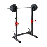 Darrahopens Sports & Fitness > Fitness Accessories Squat Barbell Pair Rack Bench Home Gym Weight Fitness Lifting Stand
