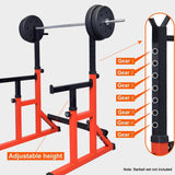 Darrahopens Sports & Fitness > Fitness Accessories Squat Rack Barbell Rack Dip Station Home Fitness GYM Bench Press Bar Weight Lifting Strength Training