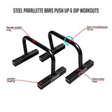 darrahopens Sports & Fitness > Fitness Accessories Steel Parallette Bars Push Up & Dip Workouts