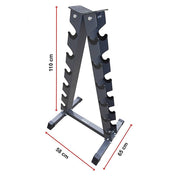 darrahopens Sports & Fitness > Fitness Accessories Steel Vertical Dumbbell Rack Weight Stand