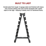 darrahopens Sports & Fitness > Fitness Accessories Steel Vertical Dumbbell Rack Weight Stand