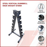darrahopens Sports & Fitness > Fitness Accessories Steel Vertical Dumbbell Rack Weight Stand